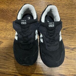 Boy's Shoes New Balance Kids 515 black Hook-and-Loop (Infant/Toddler) Size 10